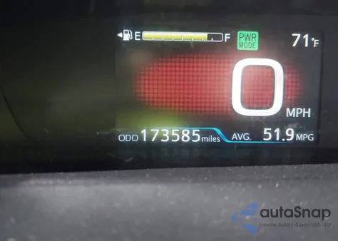 2018 Toyota Prius One из США, поврежденный, VIN JTDKBRFU0J3083298